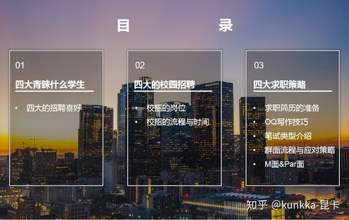 如何成功进入四大会计师事务所工作